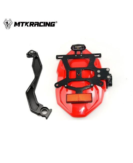 Suitable for Honda CB650R/650F18-23 modified carbon brazing single arm rear mudguard short tail license plate holder