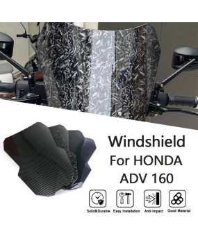 Suitable for Honda ADV160 22-24 special modified front windshield deflector accessories acrylic windshield