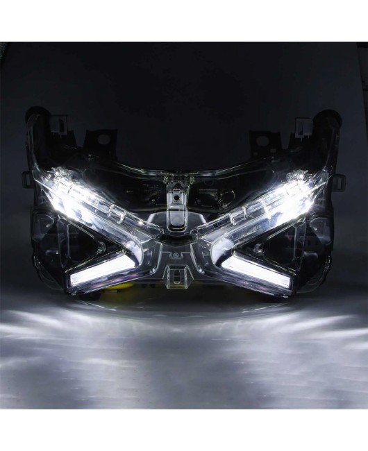 Suitable for Yamaha XMAX300 23-24 new LED modified headlight assembly, headlight lighting