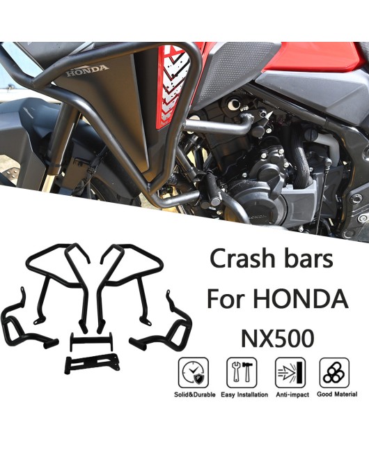 Suitable for Honda NX500 NX400 2023-2024 engine anti drop bumper and engine bumper protection bumper