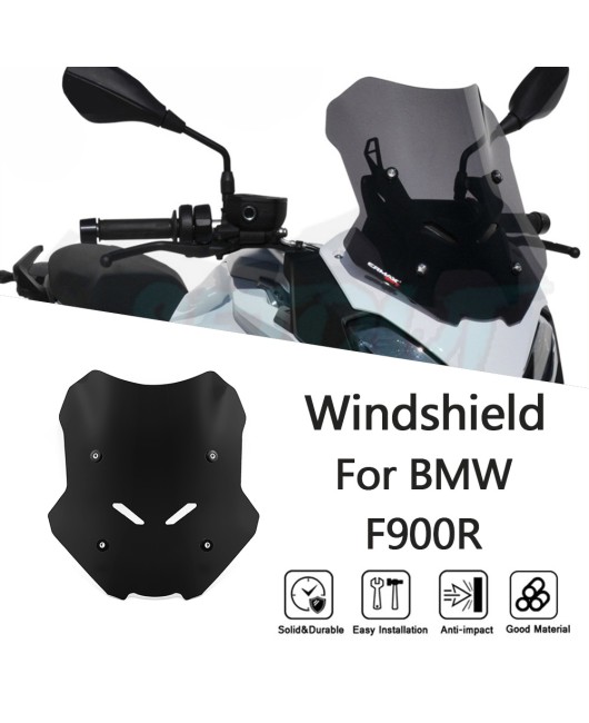 Suitable for BMW F900XR 2020-2024 modification special front windshield deflector and windshield mirror accessories