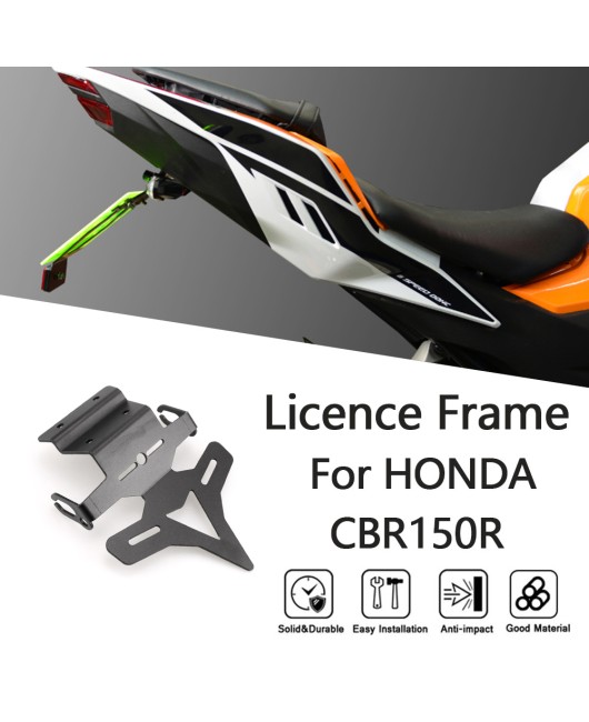 Suitable for Honda CBR150R 2021-2024 modified license plate holder, license plate holder, short tail bracket