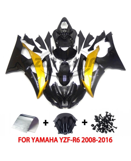 Suitable for Yamaha YZF R6 2008-2016 motorcycle full body shell injection molded parts fairing