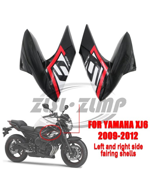 Suitable for Yamaha motorcycle Yamaha XJ6 2009-12 package side panel left and right shell fairing