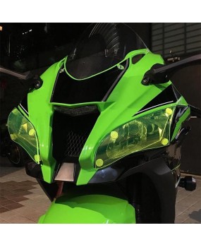 Suitable for Kawasaki ZX-10R 2016-2020 modified headlight protection film, headlight protective lens cover film