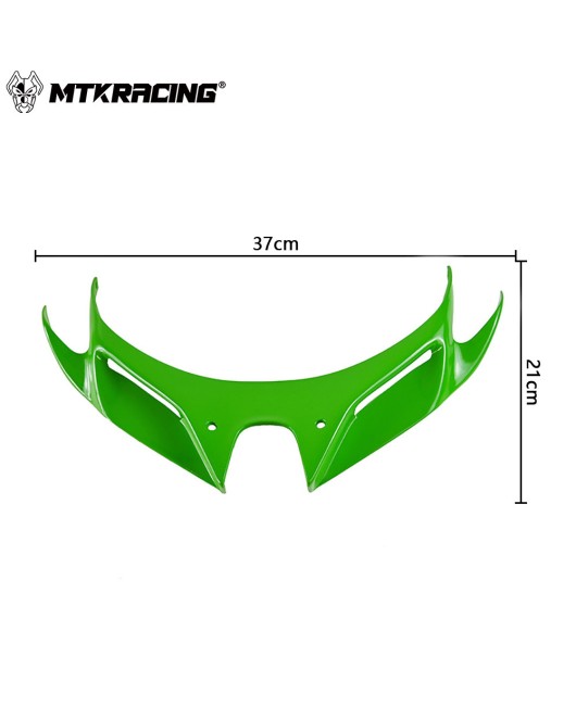 Suitable for Kawasaki NINJA250/400 modified bird beak fixed wing shark fin inlet wing lower lip wind knife