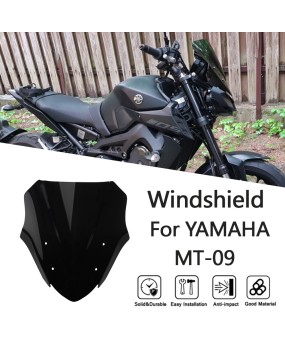 Suitable for Yamaha MT-09 17-20 year modification special front windshield deflector and windshield accessories