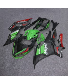 Suitable for Kawasaki NINJA 400 EX400 2018-23 full car shell carbon fiber pattern in red and green