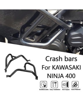 Suitable for Kawasaki NINJA 250 400 18-24 year modified exhaust pipe bumper bumper exhaust anti drop bracket