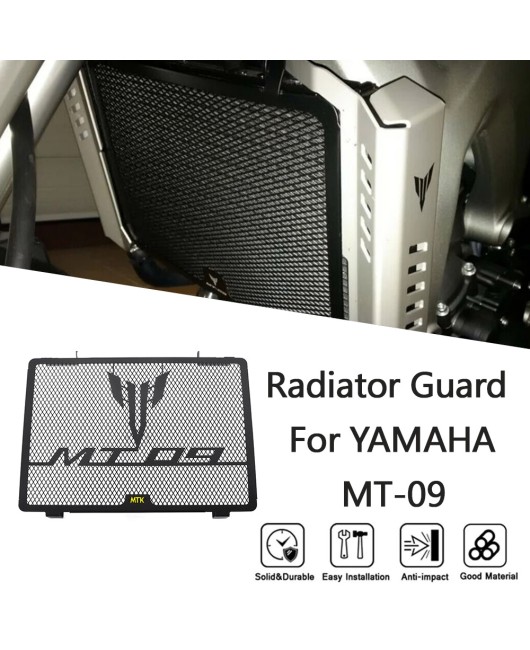 Suitable for Yamaha MT-09 2017-2020 modified water tank network, water tank cover, external radiator protection net