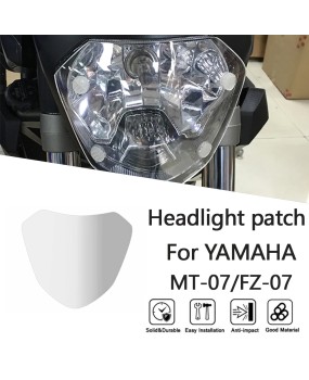 Suitable for Yamaha MT/FZ07 2014-2017 modified headlight protection film, headlight lens cover sticker