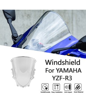 Suitable for Yamaha YZR-R3/R25 19-24 year modification special front windshield deflector windshield accessories