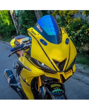 Suitable for Yamaha YZF-R15 v3 hood, diffuser, headlight cover, front face shell, R6 car shell replica