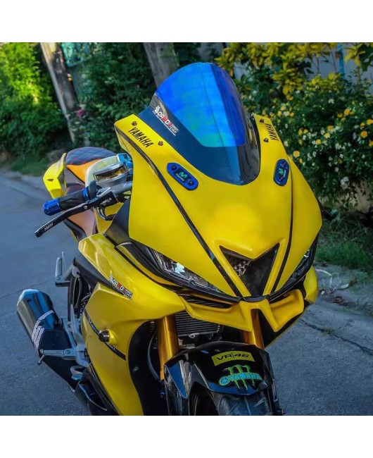 Suitable for Yamaha YZF-R15 v3 hood, diffuser, headlight cover, front face shell, R6 car shell replica