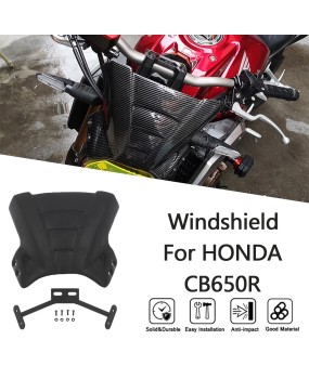 Suitable for Honda CB650R 2019-2023 modified front windshield, instrument panel, wind deflector, wind deflector, windshield protector