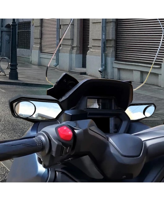 Suitable for Yamaha XMAX300 23-24 year modified rearview mirror, large field of view, anti dizziness, forward reflector