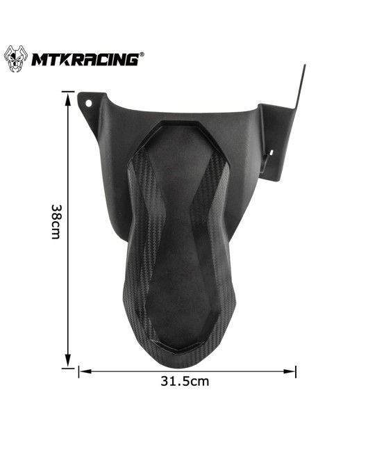 Suitable for Yamaha TMAX530/560 17-21 modified rear mudguard, extended rear sand plate, and middle mudguard