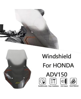 Suitable for Honda ADV150 19-21 motorcycle modification with high windshield cover and windshield panel