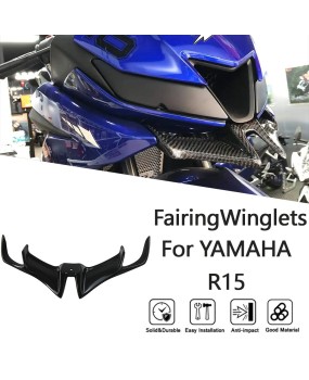 Suitable for Yamaha YZF-R15 v3.0 modified bird beak fixed wing shark fin inlet wing lower lip breaking wind