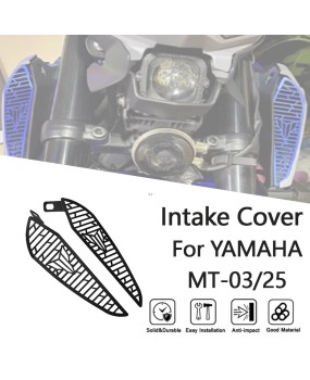 Suitable for Yamaha MT-25/03 2020-2024 modified aluminum alloy intake grille cover filter protection net