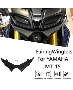 Suitable for Yamaha MT-15 18-21 modified bird beak fixed wing shark fin inlet wing lower lip wind knife