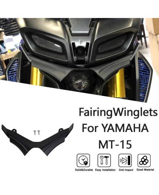 Suitable for Yamaha MT-15 18-21 modified bird beak fixed wing shark fin inlet wing lower lip wind knife