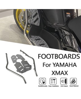 Suitable for Yamaha XMAX 23-24 year retrofit front and rear foot pedal crash barriers