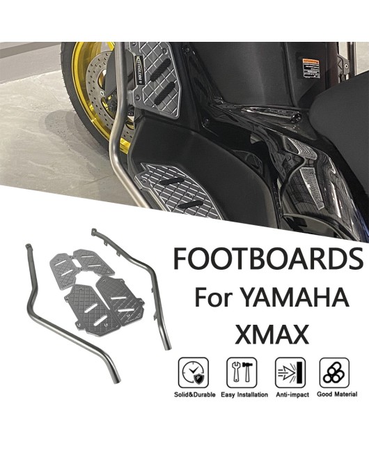 Suitable for Yamaha XMAX 23-24 year retrofit front and rear foot pedal crash barriers