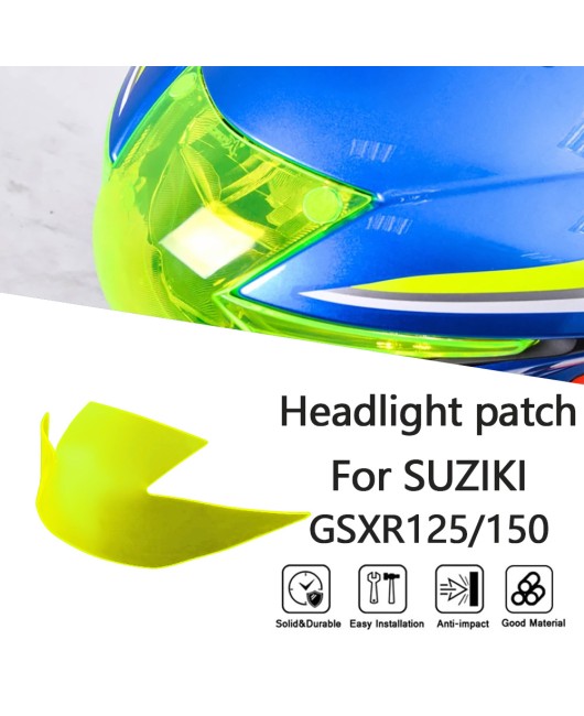 Suitable for Suzuki GSX-R125/150 17-22 modified headlight protective film, headlight protective lens cover patch