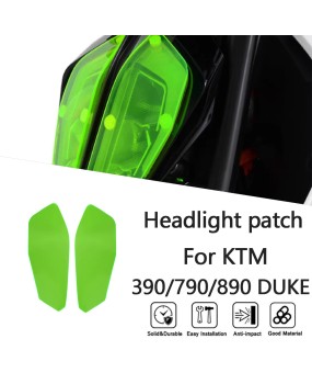 Suitable for KTM 890 DUKE 2020-2023 modified headlight protection film, headlight protection lens cover protection