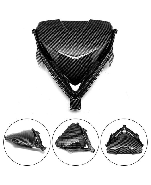 Suitable for Honda HONDA CBR650R 2019-22 front headlights, upper panel, instrument cover attachment, carbon fiber pattern