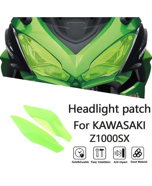 Suitable for Kawasaki Z1000SX 2017-2019 modified headlight protection film, headlight eye protection lens cover film