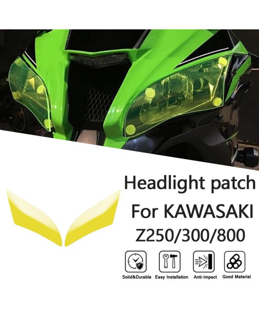 Suitable for Kawasaki ZX-10R 2016-2020 modified headlight protection film, headlight protective lens cover film