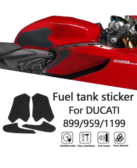 Suitable for Ducati 899/959/1199/1299 modified fuel tank stickers, anti slip stickers, anti flower stickers, thermal insulation protection stickers