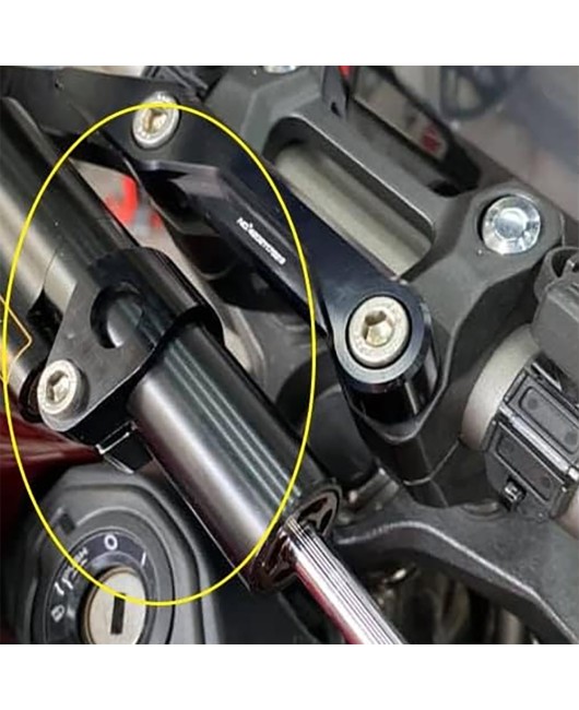 Suitable for Honda CBR500RR 22-24 year modified damping bracket, shock-absorbing titanium ruler, anti sway direction configuration for the front of the car