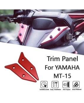 Suitable for Yamaha MT-15 2019-2024 modified windshield decorative strip, hood decorative cover, front decorative panel