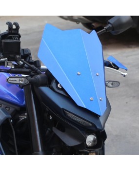 Suitable for Yamaha MT-03 MT-25 20-24 year modified aluminum alloy front windshield diffuser and windshield head cover