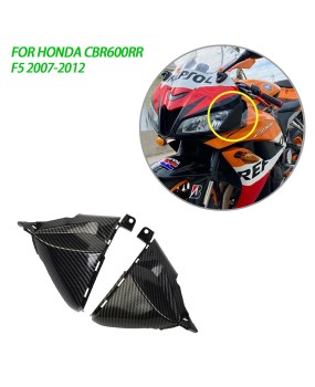 Suitable for Honda HONDA CBR600RR 2007-2012 headlight edge cover trim F5 carbon fiber pattern fairing