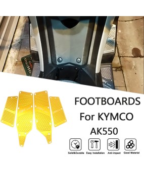 Suitable for Guangyang AK550 modification front and rear foot pedals, anti slip foot pads, foot bottom plate four piece set