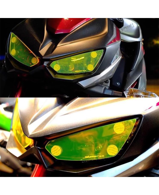 Suitable for Kawasaki Z10002014-2024 modified headlight protection film, headlight eye protection lens cover film