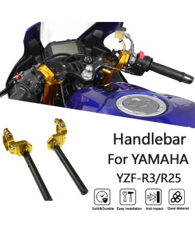 Suitable for Yamaha YZF-R3/R25 2018-2024 modified handlebars with high handlebars and high handlebars