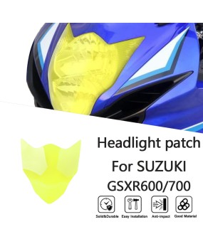 Suitable for Suzuki GSX-R600/750 14-24 modified headlight protective film, headlight protective lens cover patch