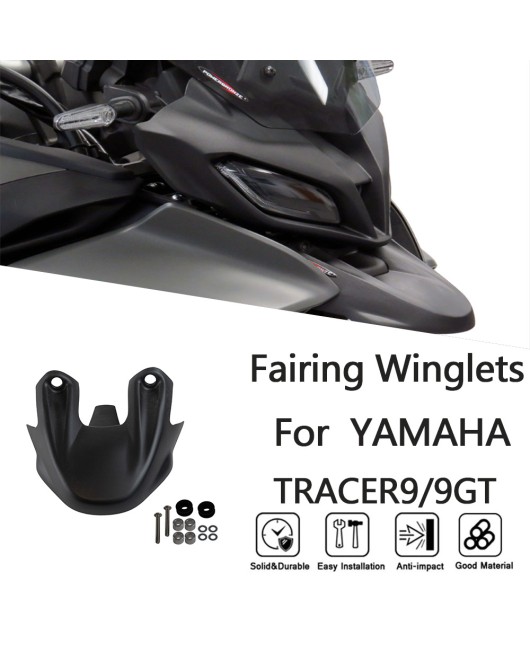 Suitable for Yamaha Tracer 9GT 21-24 modification, front car fairing extension cover, front wheel mudguard