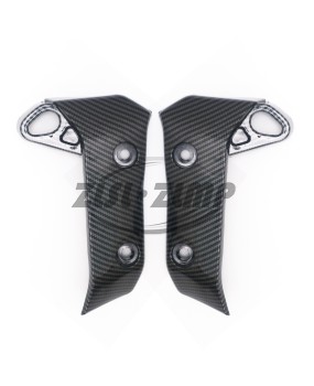 Suitable for Yamaha MT07 2018-20 heat dissipation cover, water tank side panel, carbon fiber patterned fairing