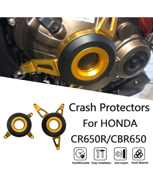 Suitable for CB650R/CB650F/CBR650R/CBR650F aluminum alloy protective cover engine side cover anti drop