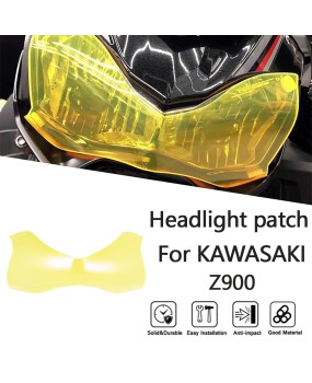 Suitable for Kawasaki Z900 2017-2019 modified headlight protection film, headlight eye protection lens cover film