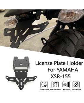 Suitable for Yamaha XSR155 2019-2024 modified rear bracket license plate holder, short rear bracket license plate holder