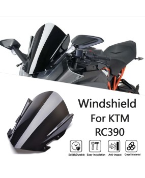 Suitable for KTM RC125/RC390 14-18 modification special front windshield deflector windshield accessories