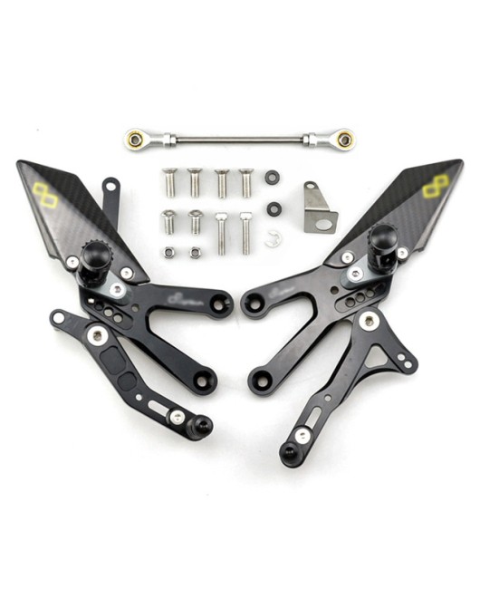 Suitable for Yamaha YZF-R3 YZF-R25 MT-03 modified lifting assembly foot pedal bracket height increasing foot pedal