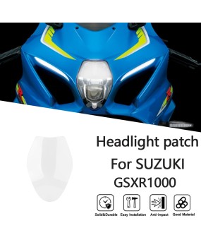 Suitable for Suzuki GSX-R1000 2017-2024 modified headlight protective film, headlight protective lens protective film